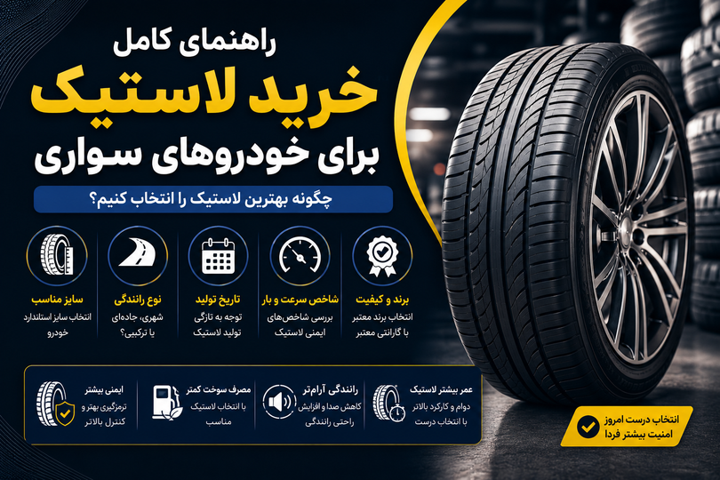 راهنمای کامل خرید لاستیک برای خودروهای سواری