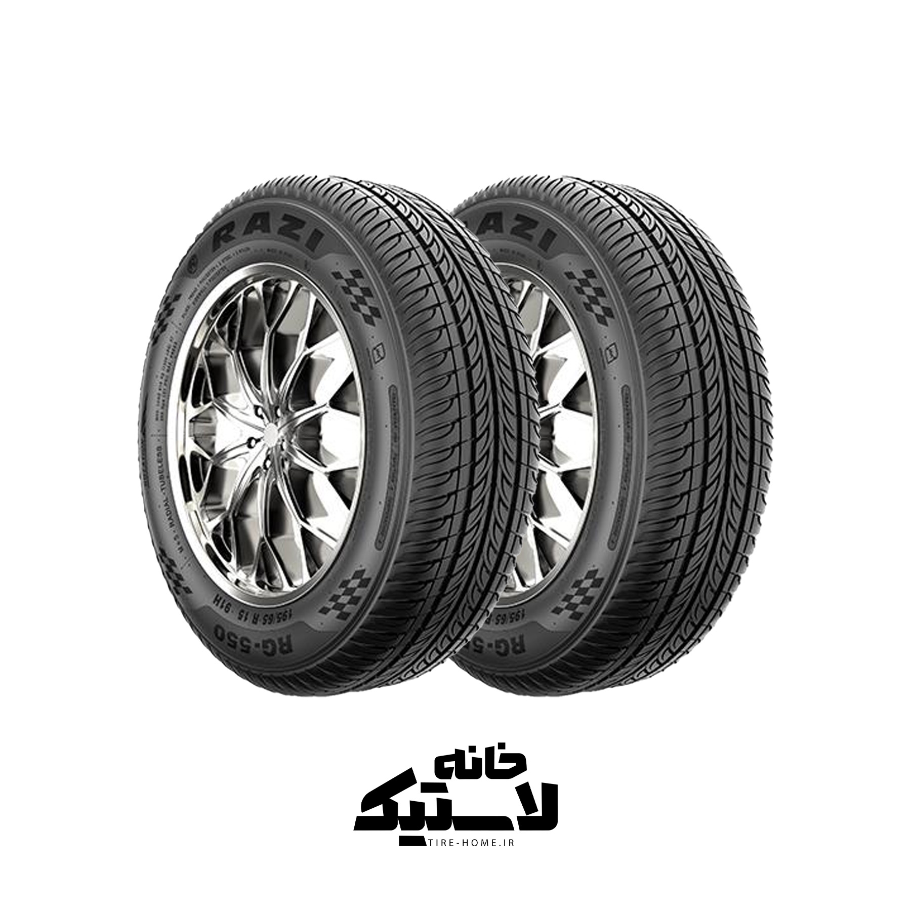 لاستیک 205/55R16 رازی تایر  RG-550 (دو حلقه//جفتی)