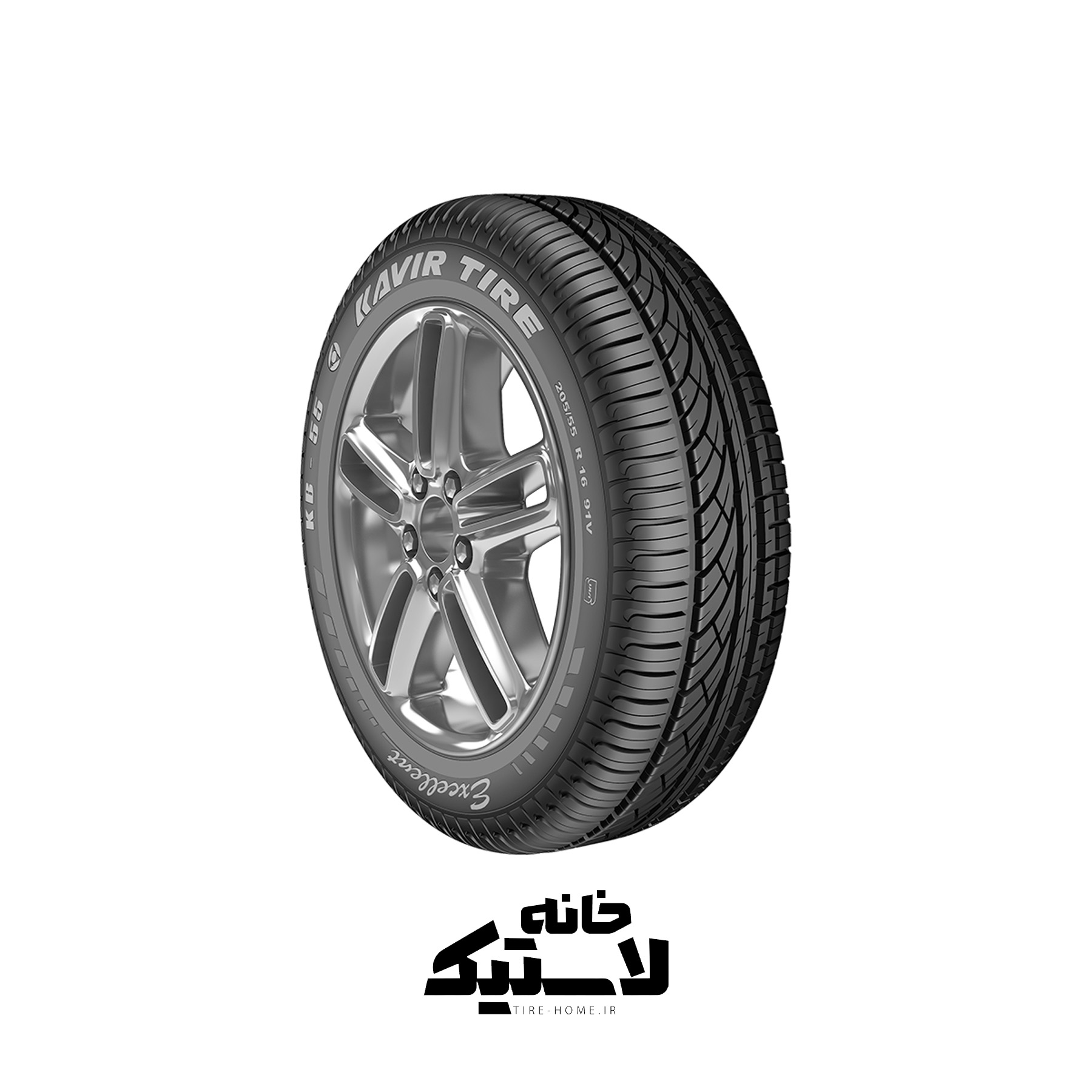 لاستیک 205/50R17 کویرتایر KB55 تک 2026 خانه لاستیک