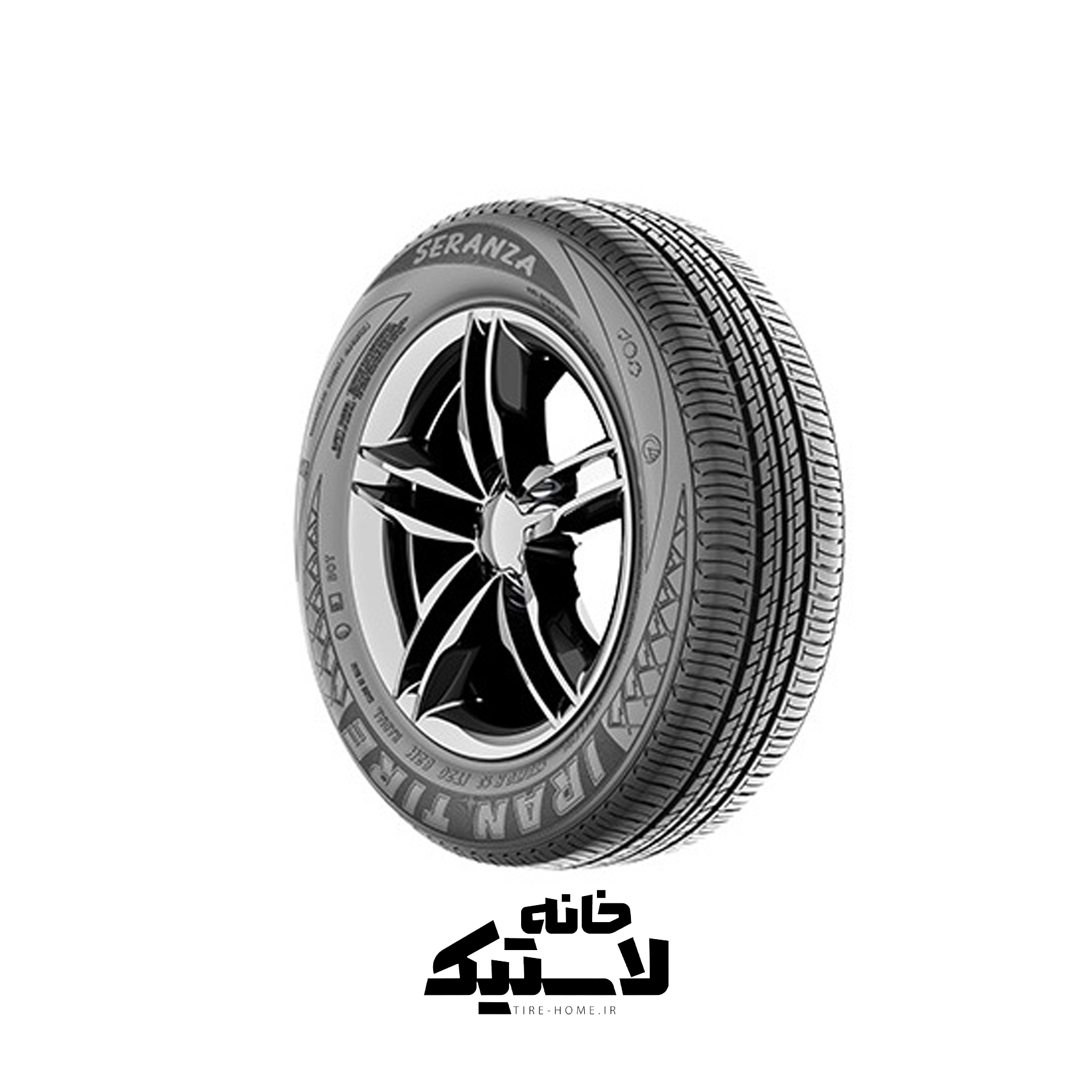 لاستیک 175/70R13 ایران تایر سرانزا (یک حلقه) 2026 مناسب تیبا، ریو