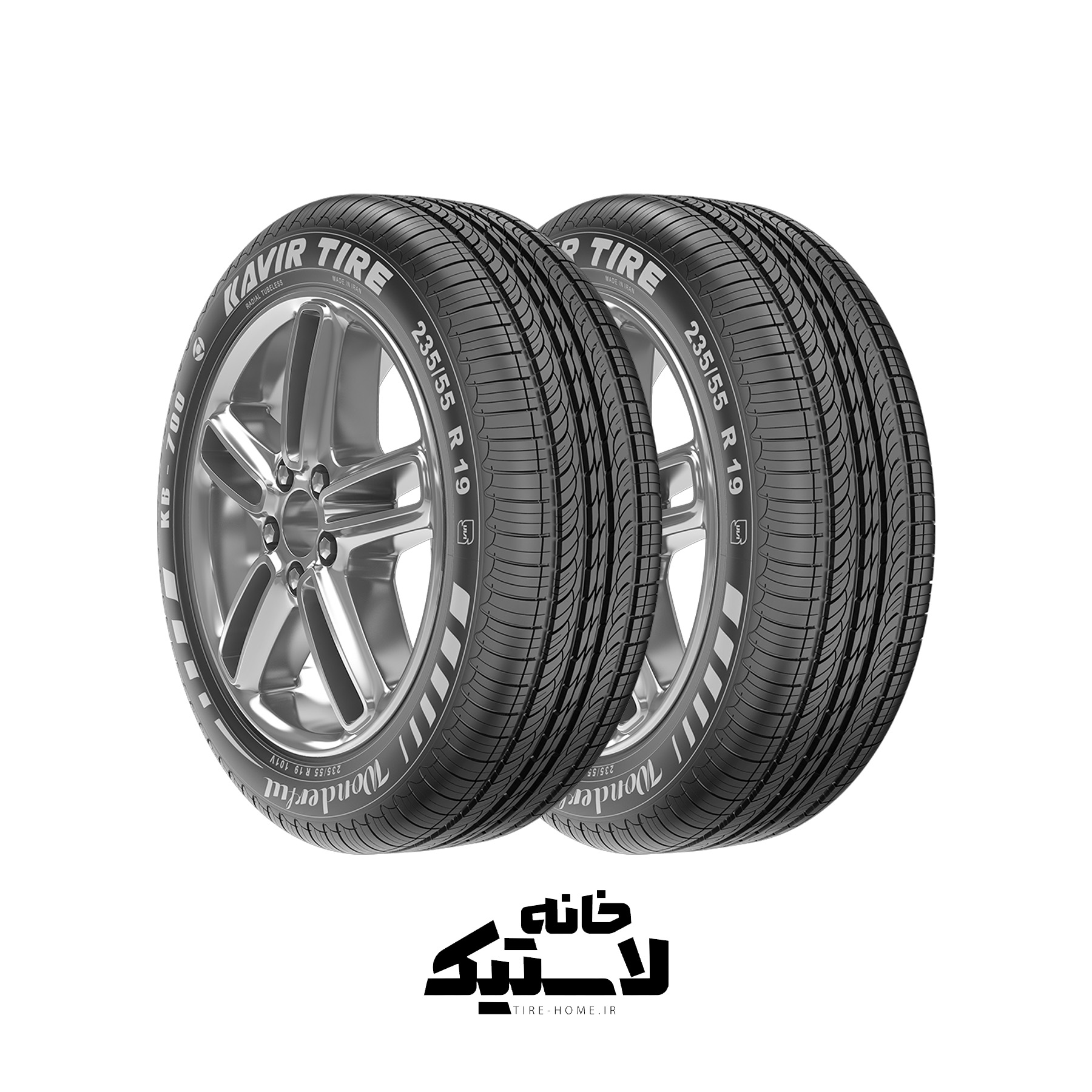 لاستیک 225/55R18 کویرتایر KB500 (دو حلقه//جفتی) تاریخ2026
